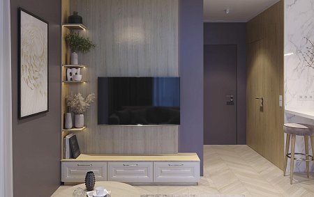 Заказать кухню Тумба ТВ Аура в Новокузнецк