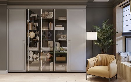 Заказать кухню Шкаф в гостиную Порта декор в Новокузнецк