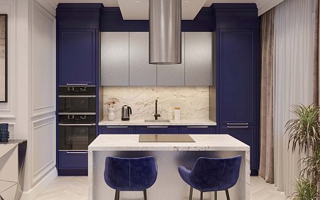 Заказать кухню Кухонный гарнитур Порта серебро в Новокузнецк