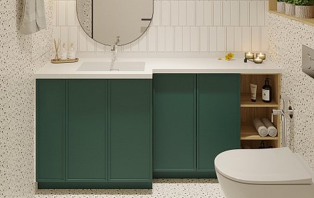 Заказать кухню Мебель для ванной Вита эмаль в Новокузнецк