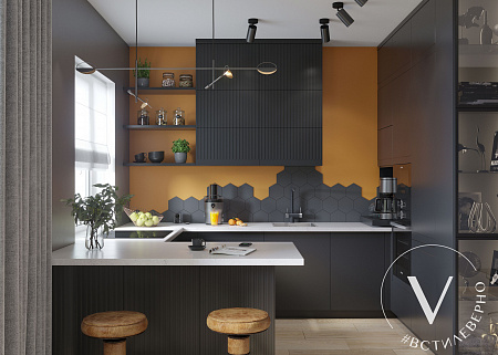 Заказать кухню Кухонный гарнитур Вельвет в Новокузнецк