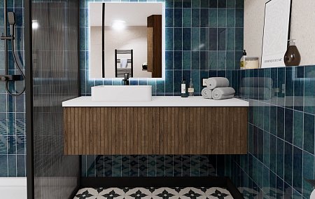 Заказать кухню Мебель для ванной. Тумба Миа Татами в Новокузнецк