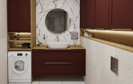 Заказать кухню Мебель для ванной Сканди в Новокузнецк