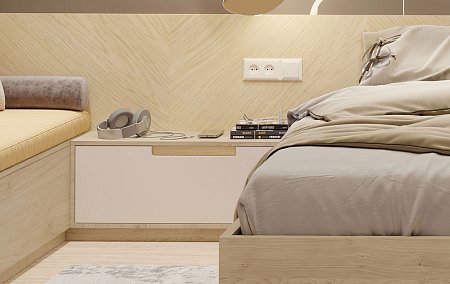 Заказать кухню Тумба прикроватная Фьюжн в Новокузнецк